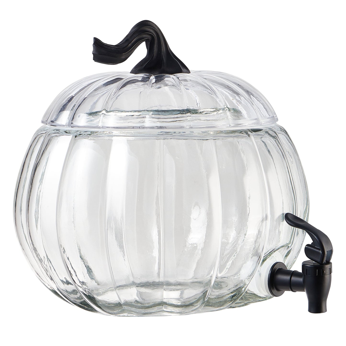 1.5 Gal Orange Pumpkin Glass Dispenser