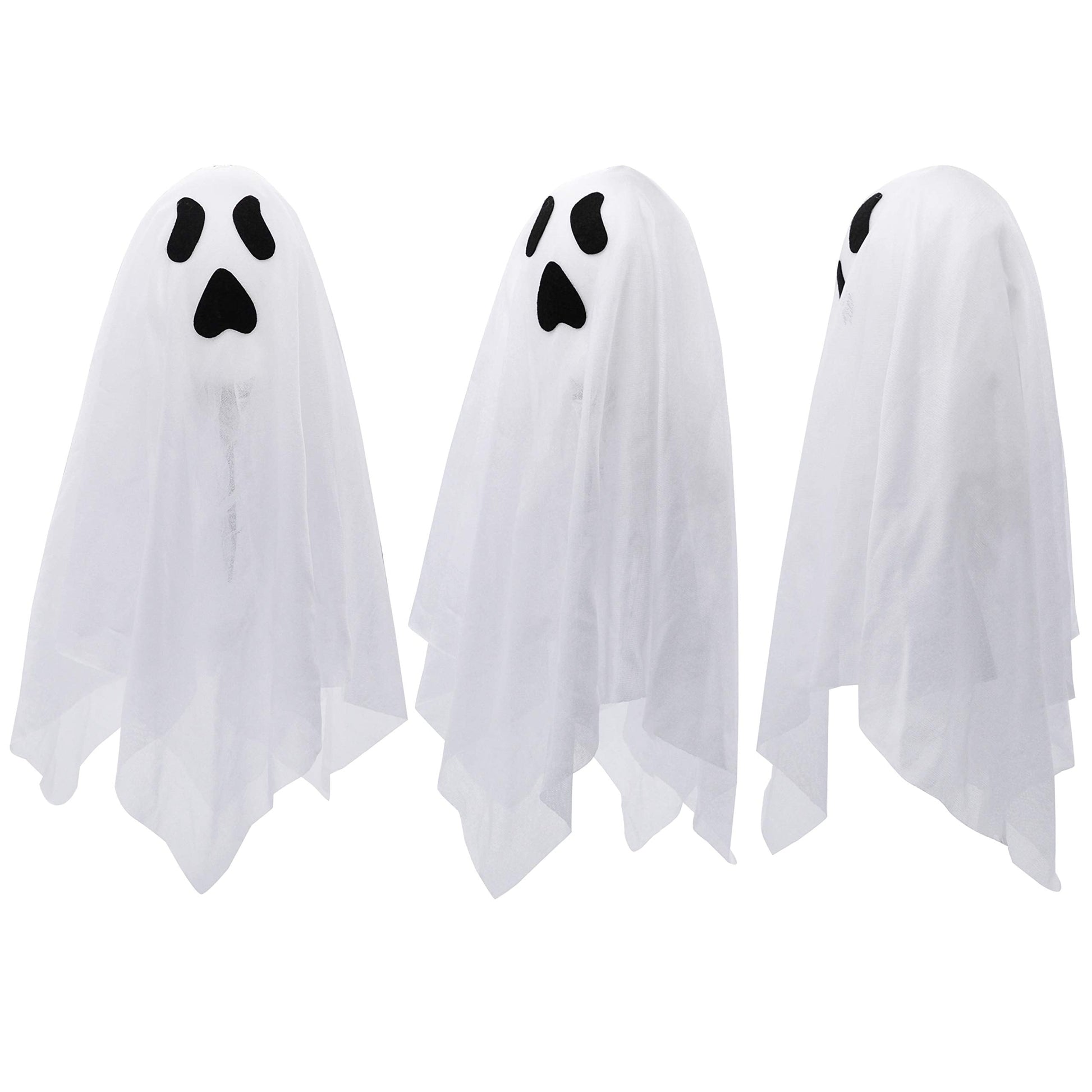 3 Packs Halloween Ghost Decorations,Light up Flying Ghost Garden Stakes Outdoor Halloween Decorations,Pathway Lights Halloween Yard Outdoor Decorations Haunted House Decorations