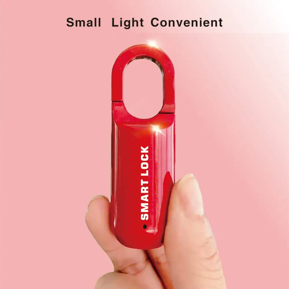 Mini Fingerprint Padlock Smart Touch Fingerprint Door Lock USB Keyless anti Theft Lock for Travel Case Drawer Cabinet