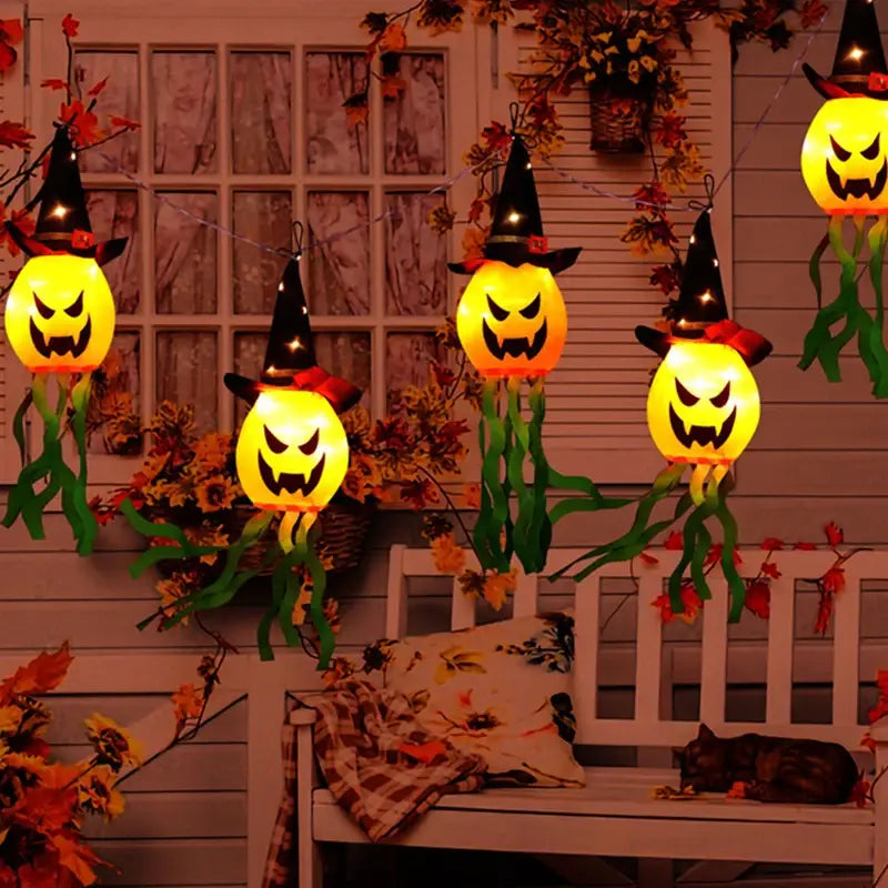 Halloween Decoration 2024 Halloween Ornaments Scary Halloween Hanging Accessories Party Halloween Decoration Luminous