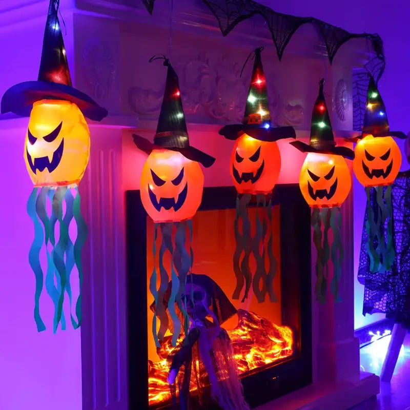 Halloween Decoration 2024 Halloween Ornaments Scary Halloween Hanging Accessories Party Halloween Decoration Luminous