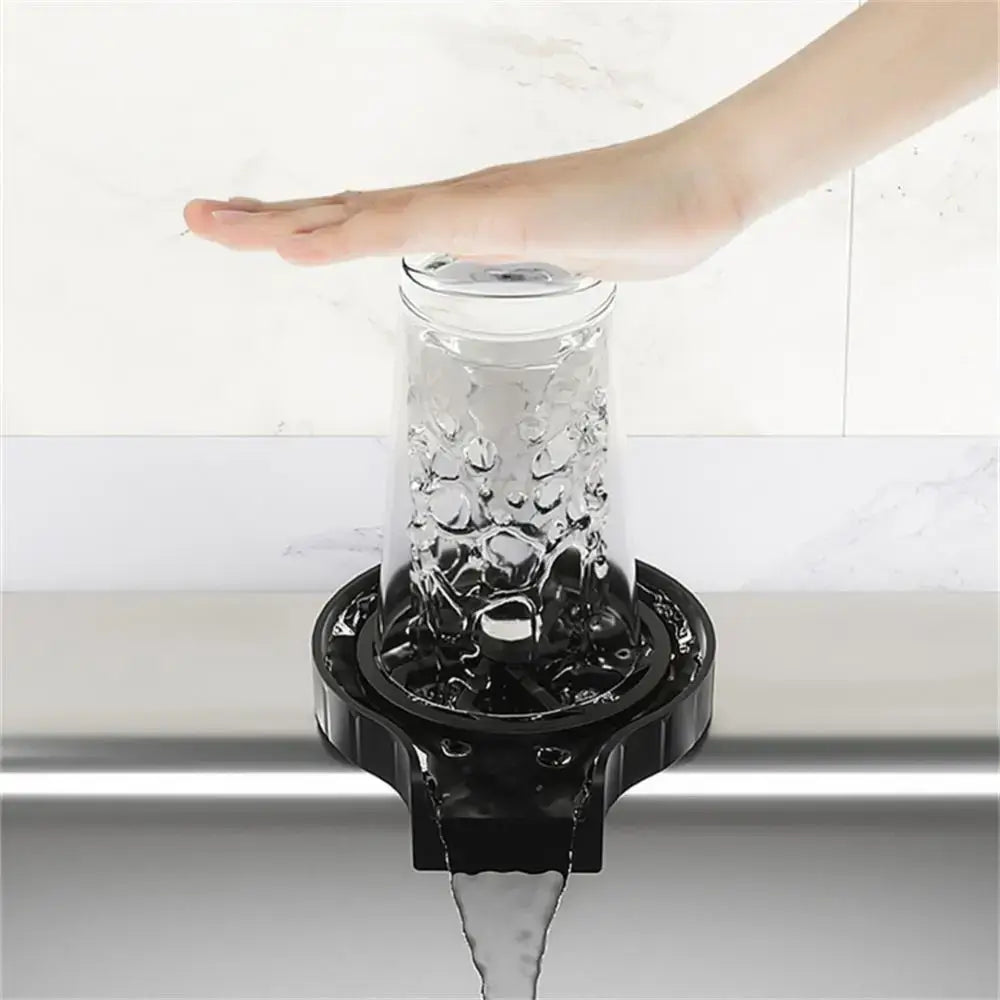 Automatic High Pressure Cup Washer Faucet Glass Rinser Glass Cup Washer Bar Beer Milk Tea Cup Cleaner Kitchen Sink