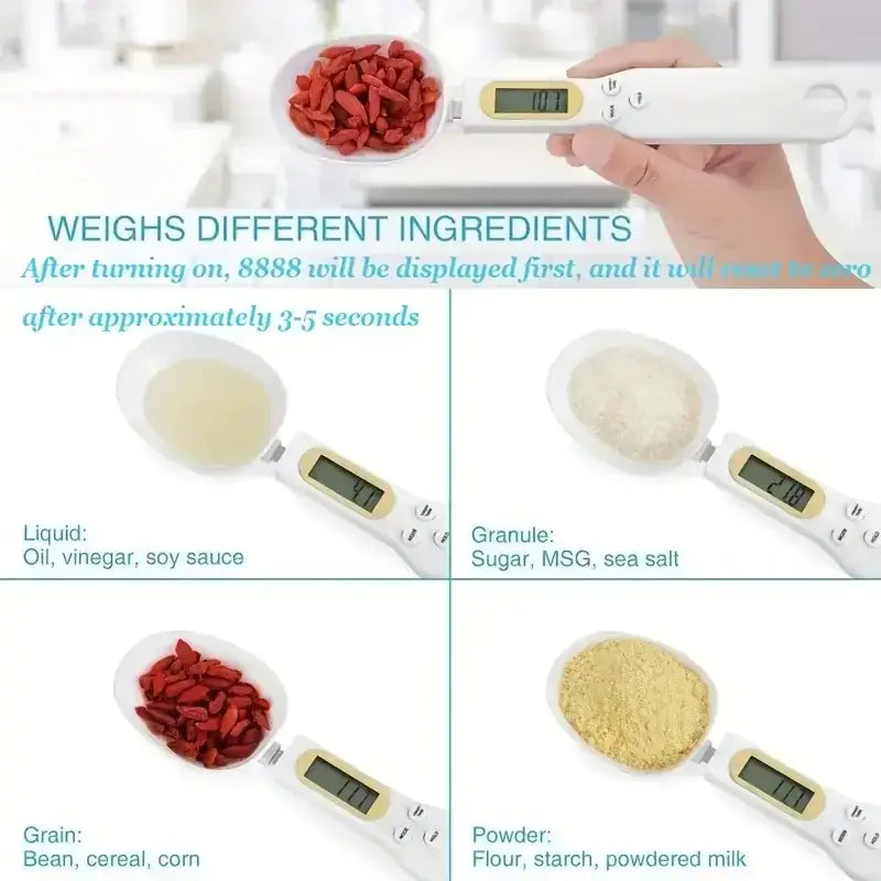 Electronic Kitchen Scale 500G 0.1G LCD Digital Measuring Food Flour Digital Spoon Scale Mini Kitchen Tool for Milk