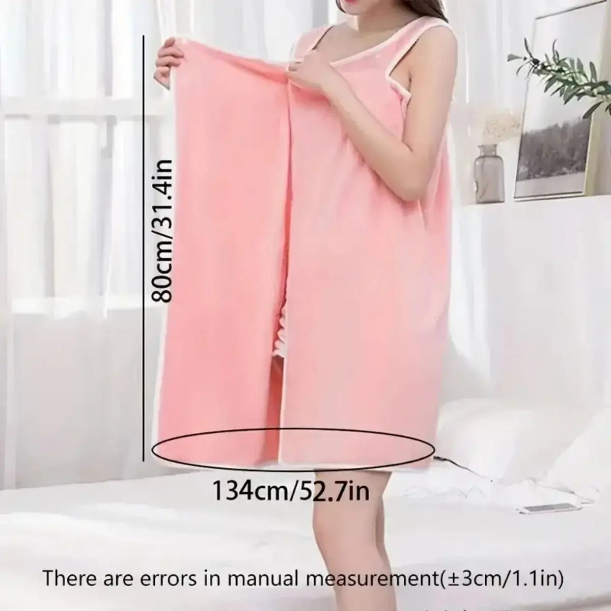 Womens Bath Towels Girls Wearable Fast Drying Bathing Beach Spa Bathrobes Wash Clothing Shower Bath and Gym Towel