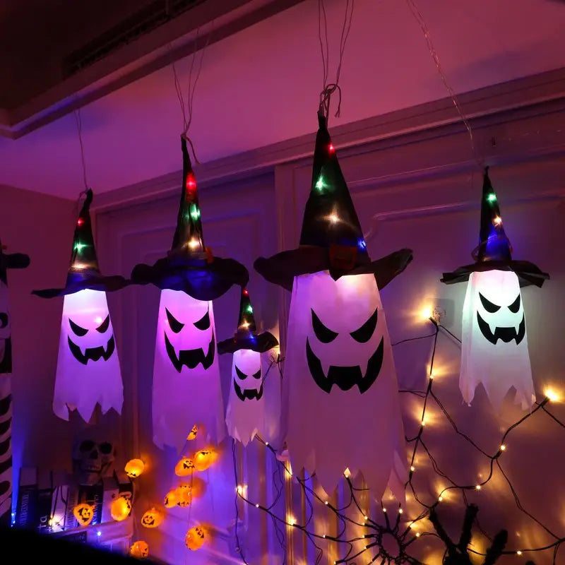 Halloween Decoration 2024 Halloween Ornaments Scary Halloween Hanging Accessories Party Halloween Decoration Luminous