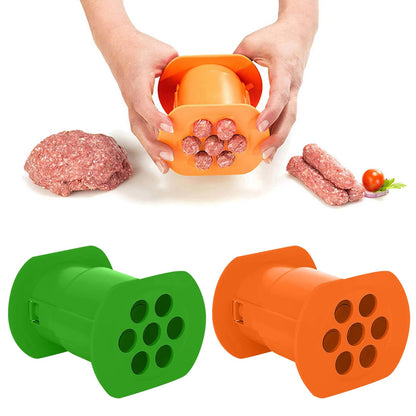 One Press Cevapcici Maker Burger Hot Dog Meat Sausage Kroketten Handmade Kitchen Easy Cooking Gadget